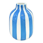 vase céramique rayé rose blanc jaune rouge bleu moderne intérieur décoration fleurs séchées