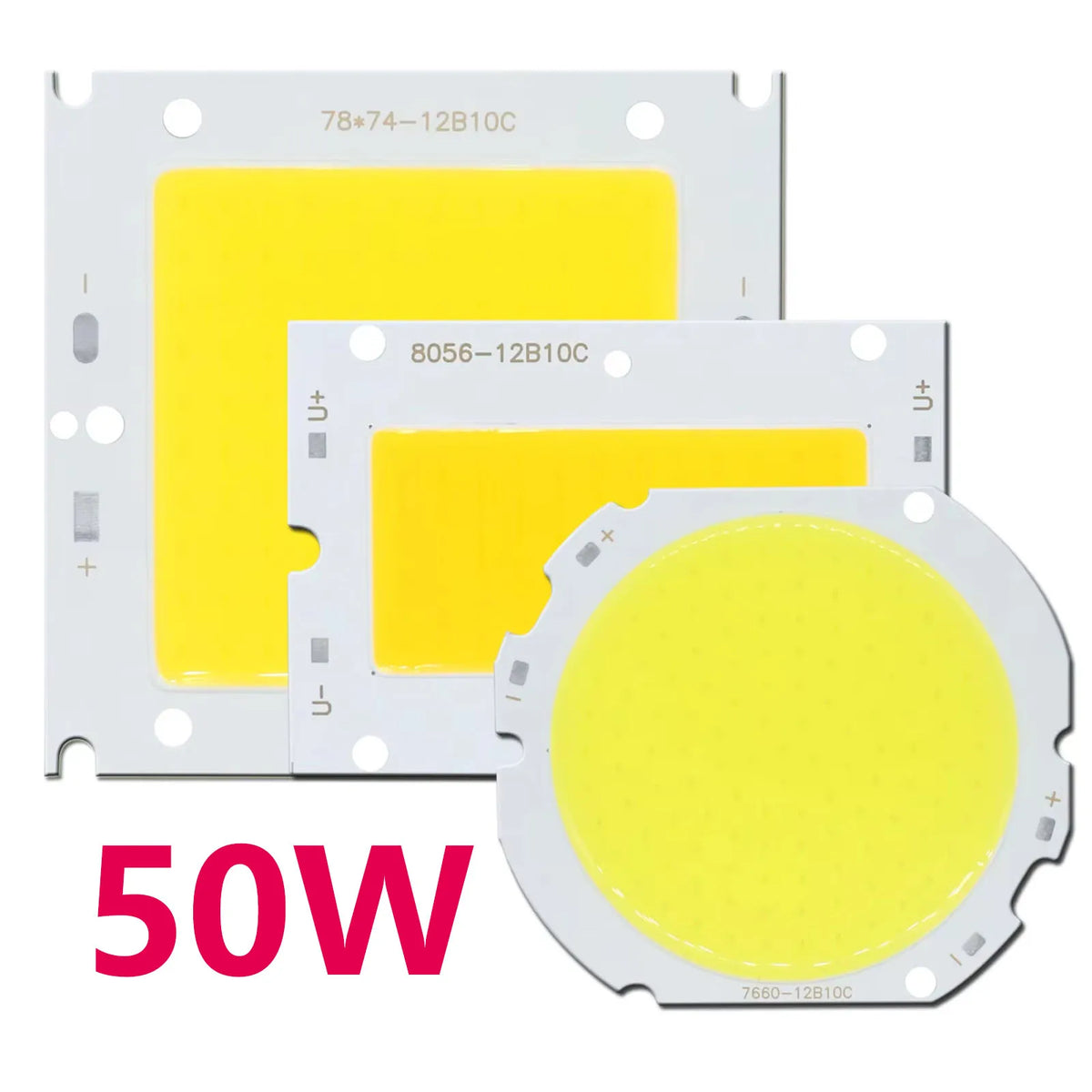 plaque led moderne 78mm 74mm blanc jaune points noirs 50w dc30v lumineuse