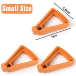 supports pot fleurs adhésifs modernes orange 20 pièces triangle plat invisible extérieur