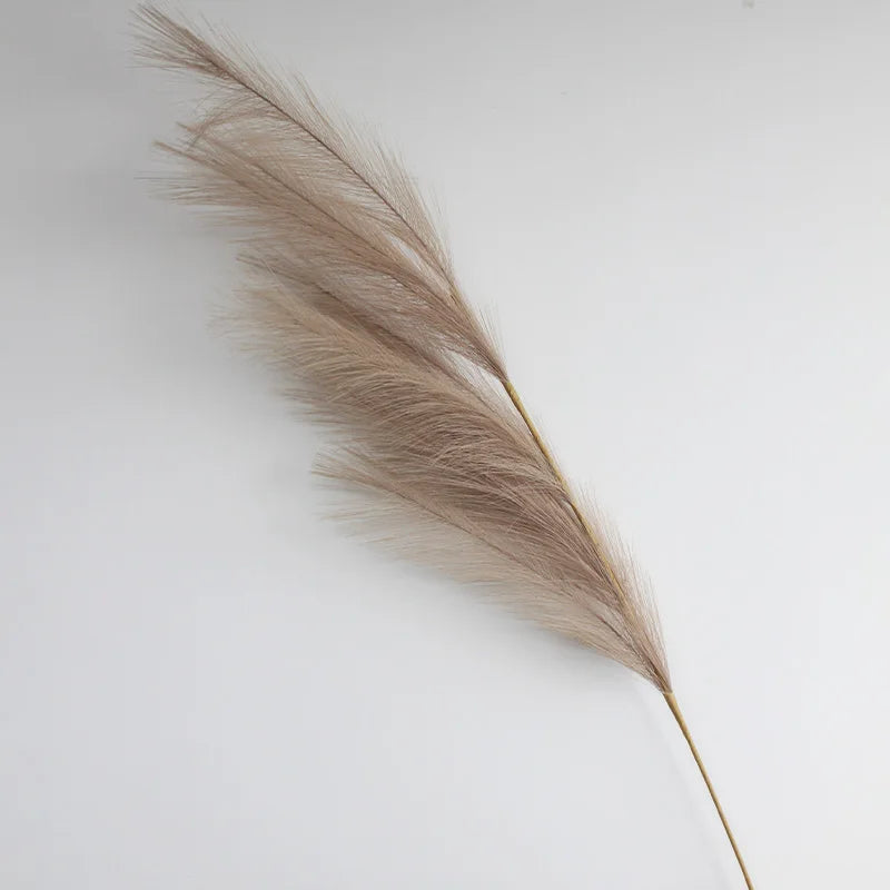 décoration mariage boho herbe pampas artificielle 100cm plumes séchées naturel rustique intérieur anniversaire