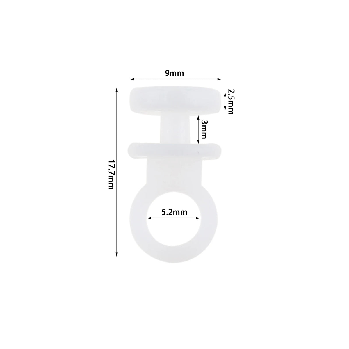 clips fixation blancs plastique moderne rideau polonais accessoires rideau clips suspension