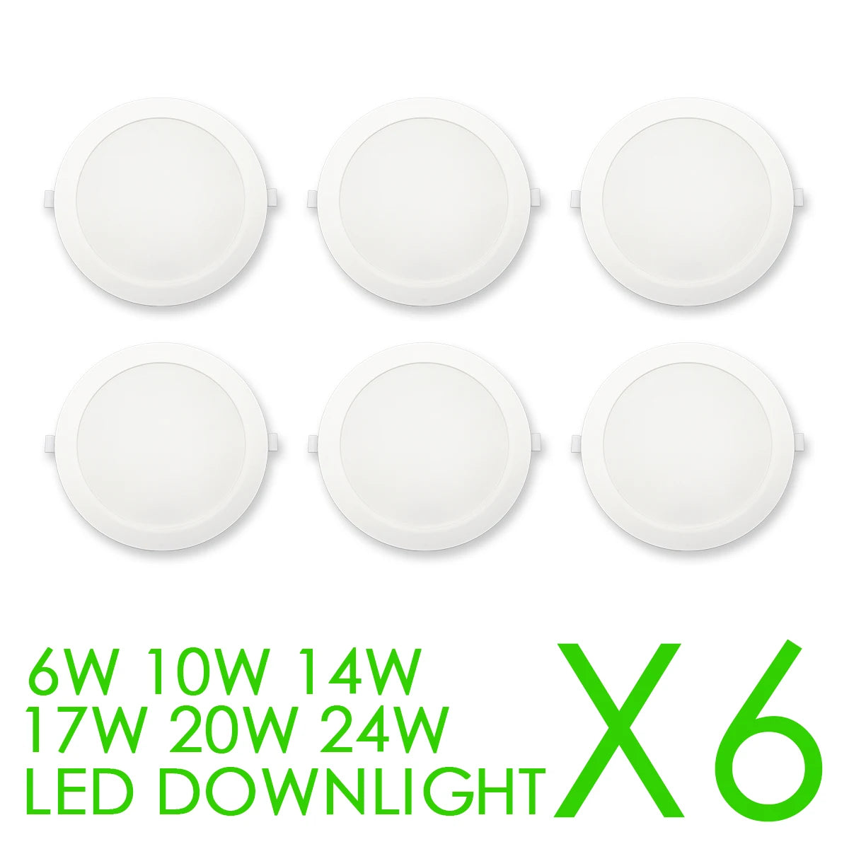 spots led ultra minces 6w 10w 14w 17w 20w 24w blanc froid naturel chaleureux