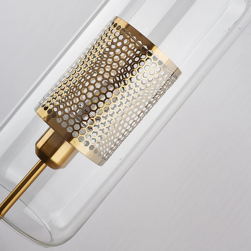 lampe murale moderne or argent transparent perforée éclairage cuisine décoration intérieure