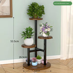 étagère plantes moderne multi niveaux noire blanche bois pots succulentesintérieurextérieur