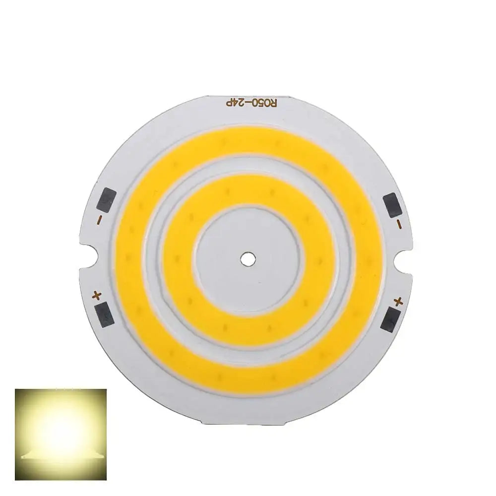 plaque led moderne 50mm 42mm 28mm blanc jaune orange rayures concentriques lumière froide chaude