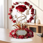 décoration florale arrangement roses tulipes strass élégante inscription mama ornement moderne