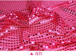 tissu circulaires polyester translucide glitter rouge blanc bleu vert violet or bricolage décoration