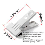 pinces modernes matériaux fer plastique finition chrome noir blanche vis serrage