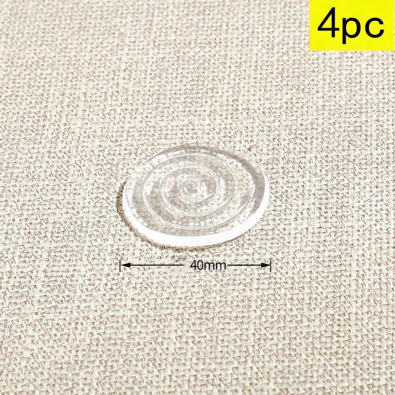 protections pieds meubles transparentes adhésives spirales hexagonales modernes antiderapantes antichoc 40 60 80 cm