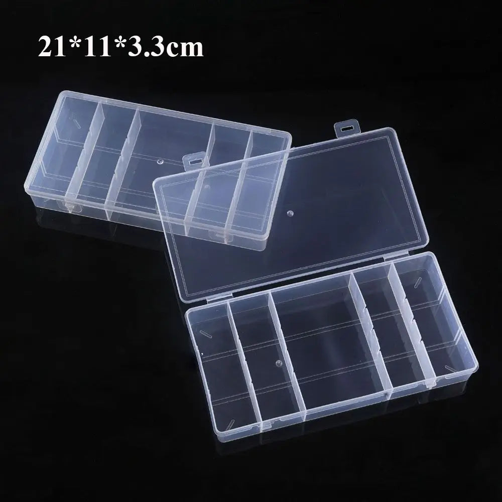 boîtes rangement transparentes modernes empilables poignées outils articles divers respectueux environnement