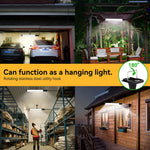 lampe solaire capteur mouvement camping extérieure murale étanche contemporaine jardin sécurité patio led rechargeable