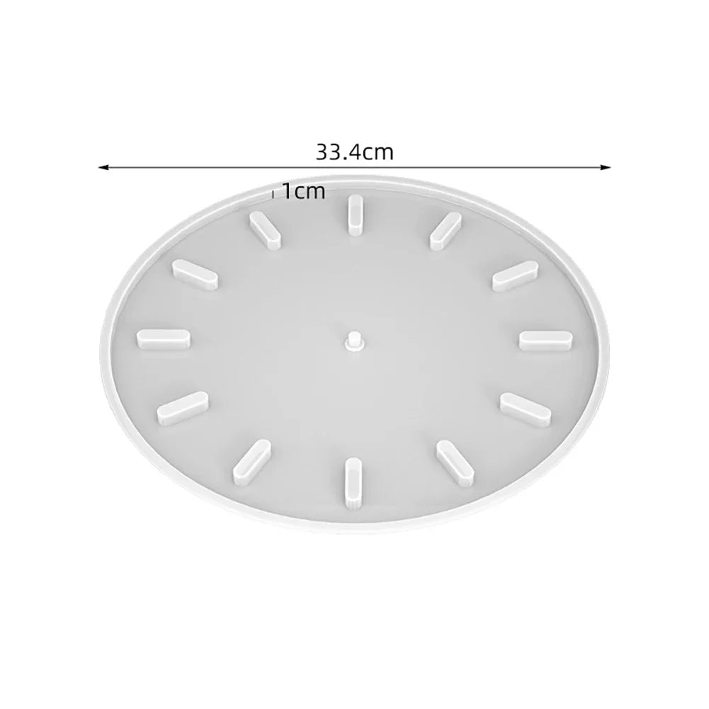 kit fabriquer cadran horloge murale motifs vagues sable moderne blanc doré bleu turquoise