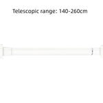 tringle télescopique réglable sans perçage robuste blanc noir moderne salle bain chambre armoire rideau