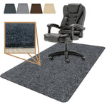 tapis solide gris foncé feutre antidérapant moderne intérieur lavage main maison 90x120cm