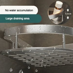 étagères salle bain moderne noires dorées mural sans perçage double niveau aluminium inoxydable