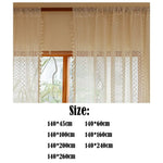 rideau dentelle beige franges transparent vintage romantique maison