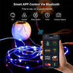 guirlande led multicolore bluetooth noel decoration diy partie exterieur maison