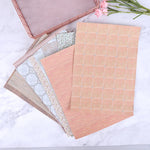 panneaux decoratifs carreaux mosaïque imitation bois moderne rose gris marron beige