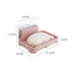 support savon acrylique blanc rose vert bleu drainage moderne empilable utilisation multiple adhésif fixe