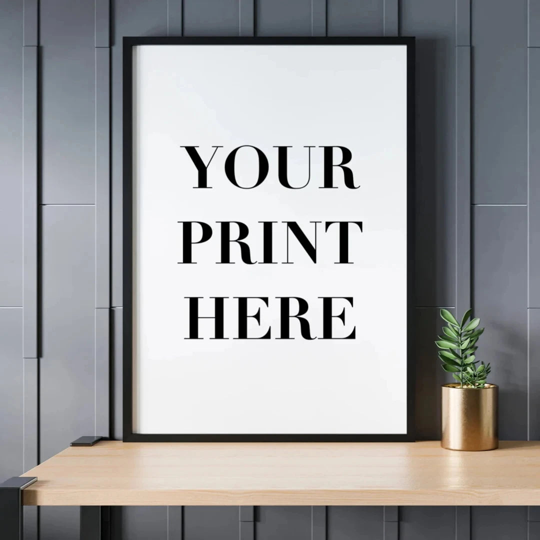 affiche photo personnalisée toile rectangulaire décoration maison moderne cadeau unique minimaliste