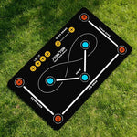 tapis sport graphique adhésif noir vert gris résistant anti dérapant moderne