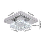 lampe suspendue cristal moderne élégant luminaire led transparent salon chambre salon luxe