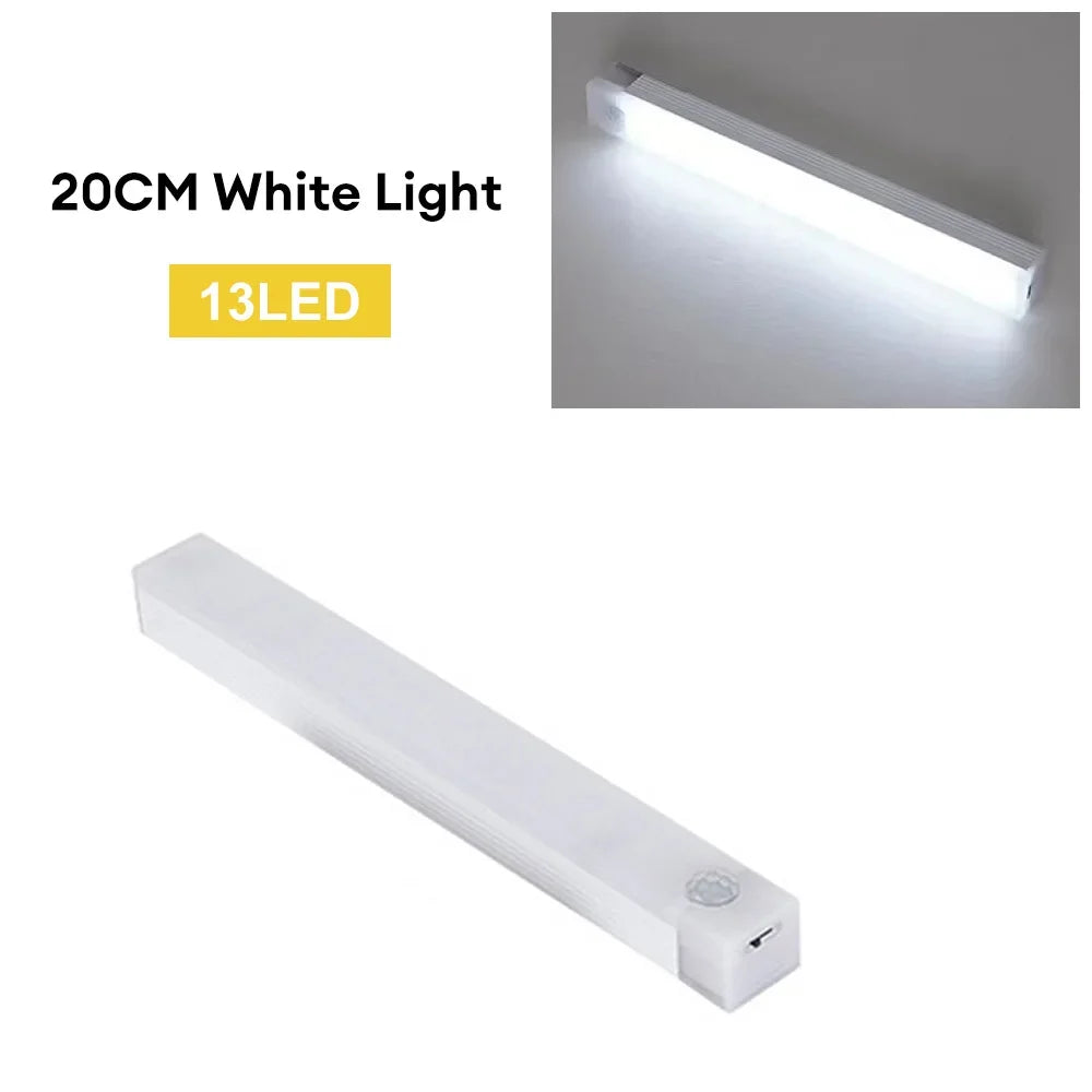 lampe led rechargeable détecteur mouvement blanc moderne 20cm 30cm 50cm type