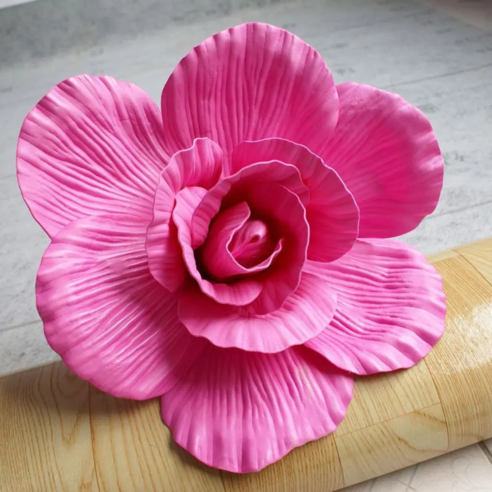 Décoration intérieure moderne fleur artificielle rose pivoine 30cm plissée verte