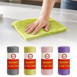 serviettes cuisine vert violet microfibre corduroy modernes pack serviettes réutilisables 25cm 25cm