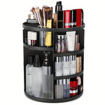 organisateur maquillage rotatif transparent moderne 12 compartiments plateaux toit