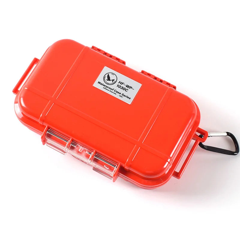 boîte étanche jaune rouge pratique carabine intérieur noir mat externe transparent robuste camping