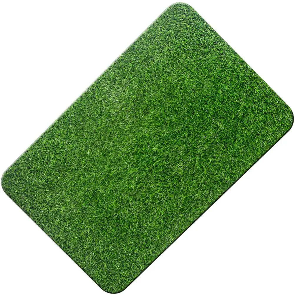 tapis sol imitation gazon synthétique vert herbe naturelle extérieure porte antidérapante pastorale