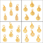Détail pendentif tigre laiton