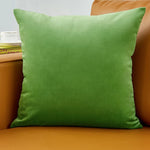 housses coussins velours modernes 40x40cm bleu vert rose gris décor salon voiture