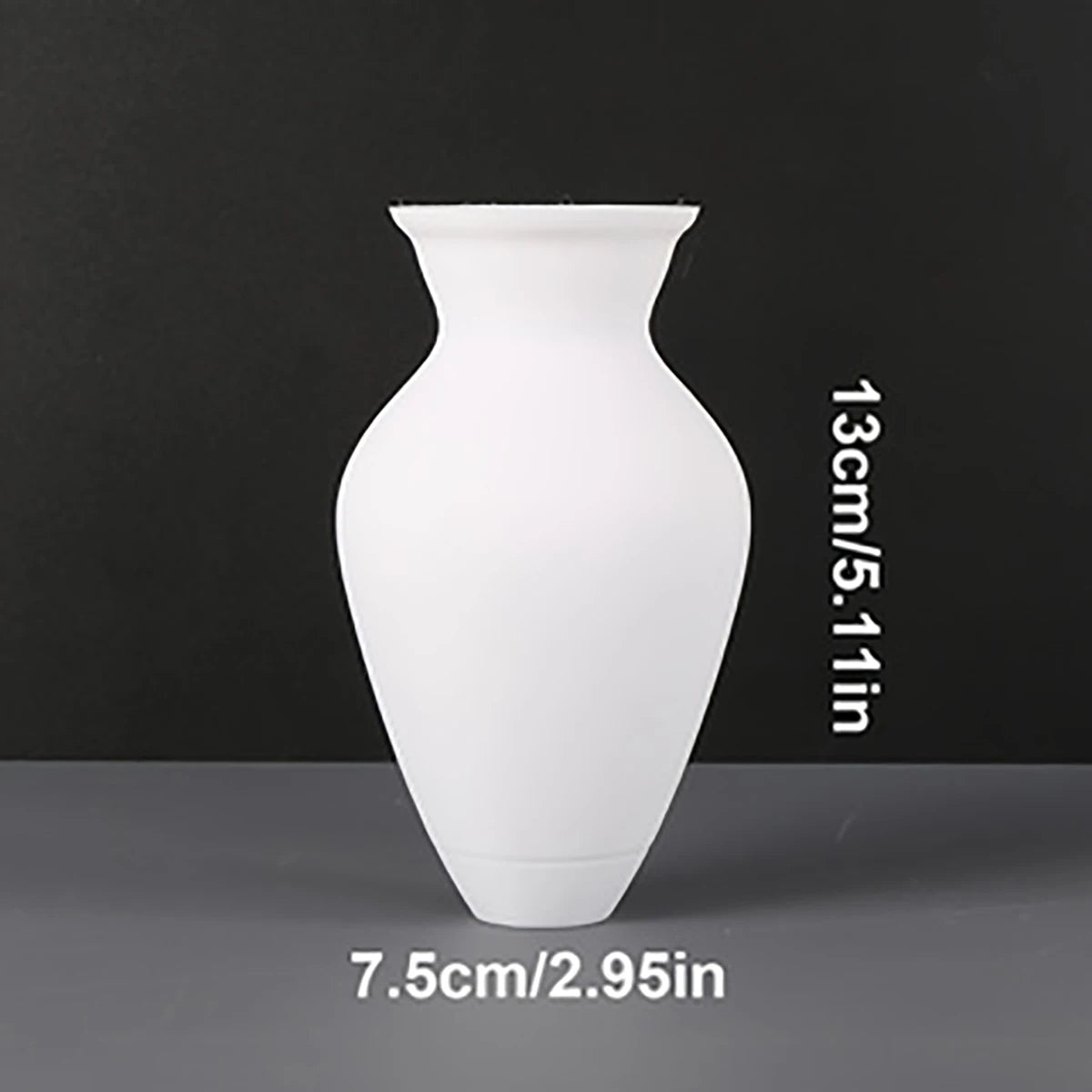 vases blancs modernes décoration murale mat matériaux opaques différentes tailles disponibles