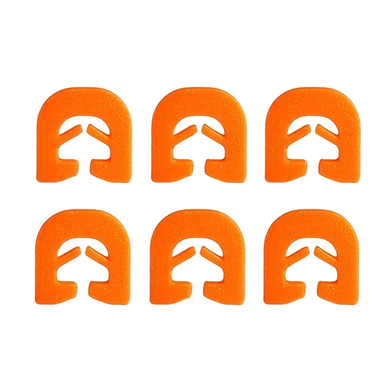 crochets rideau orange modernes rideaux camping cars caravanes pack 6pcs