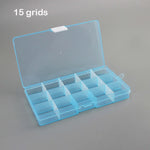 boîte rangement transparente 15 compartiments pratique réutilisable modulaire bijoux articles divers plastique respectueux environnement