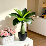 Décoration intérieur plante artificielle arbres feuilles vertes pots diverses tailles 37 40cm