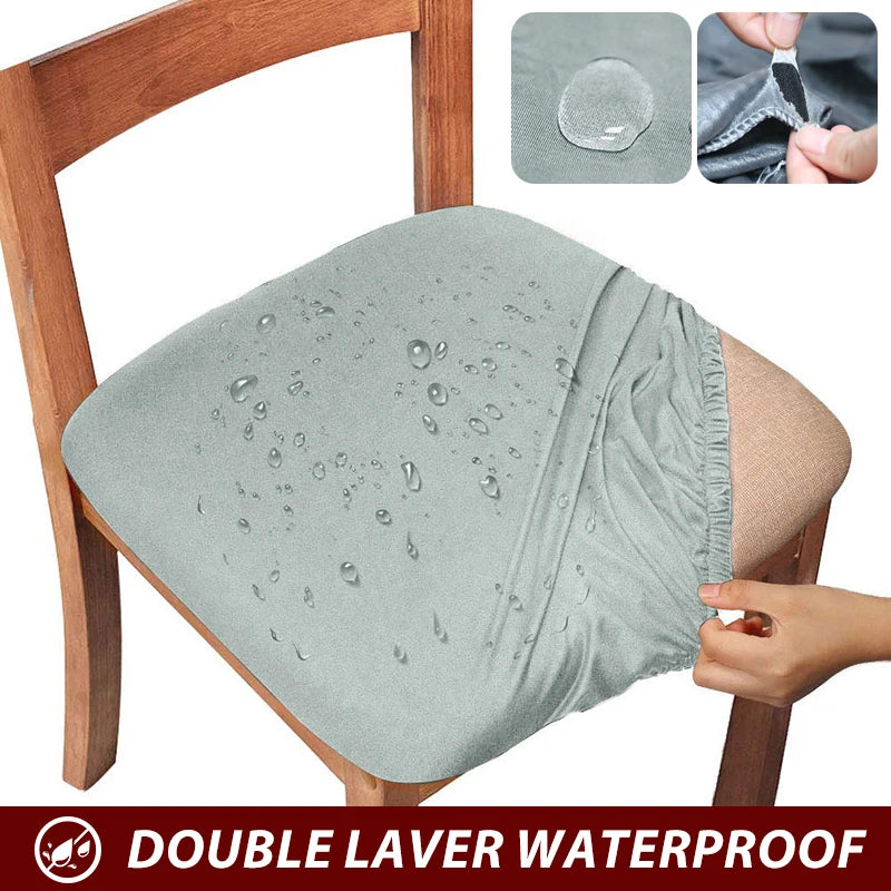 housses chaise spandex imperméable couleurs unies amovibles modernes maison restaurant événements