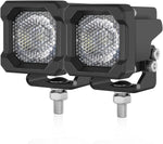 feux travail led noir 50w ip68 étanche ajustables haute luminosité off road unique optique