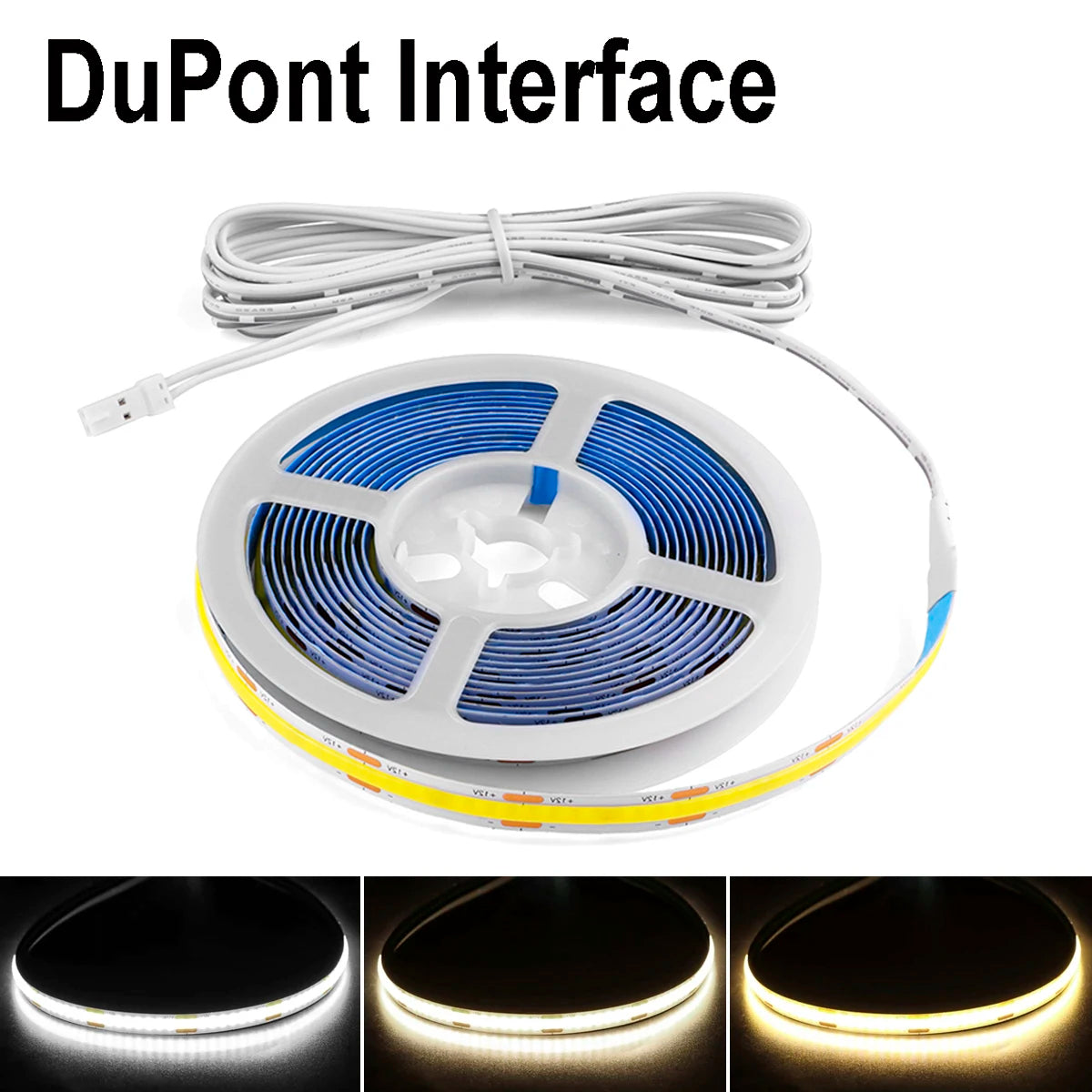 ruban led blanc 12v adhésif moderne 1m 2m 3m 5m toujours allumé