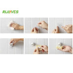 porte savon mural adhésif blanc texture granulée moderne salle bain antibactérien fixe évier pratique