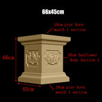 colonne décorative sculptée classique ornemental extérieur imperméable facile assembler