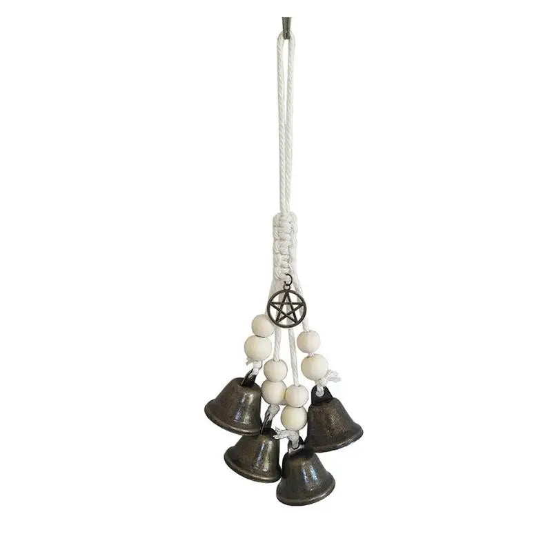 mobile sonore boho cloches marron blanc annuaire central decoration murale chambre salon