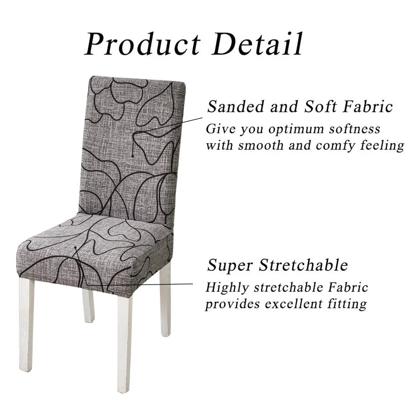 Housse de chaise universelle 90x120 cm beige