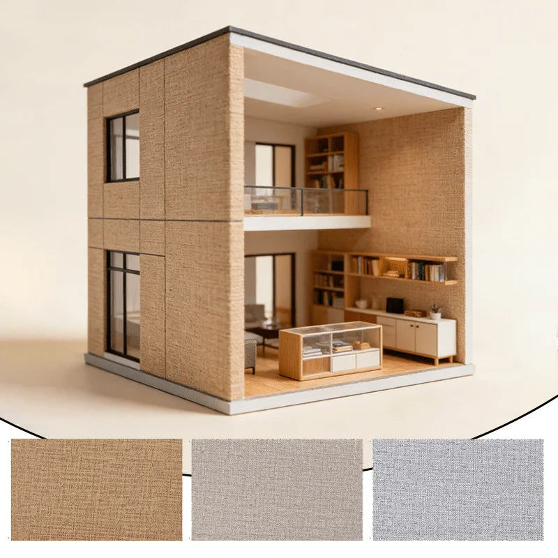 papier peint autocollant miniature 20x30cm brique texturée papier peint chevrons meubles miniatures décoration maison