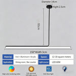 lampe suspendue led moderne noire blanche lisse intérieure table bar
