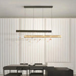 Suspension lumineuse moderne cristaux facettés oiseaux suspendus noir doré transparent