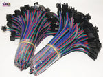 câbles électriques connecteurs jst sm broches tension 24v noir rouge bleu vert blanc