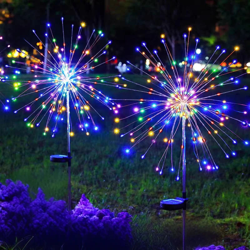 lumière solaire fleur étoiles multicolore moderne extérieure autoinstallation étanche led blanc vacances jardin patios